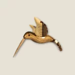 Hand-carved Wooden Hummingbird