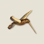 Hand-carved Wooden Hummingbird