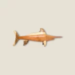 Hand-Carved Wooden Needlefish