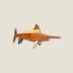 Hand-Carved Wooden Needlefish