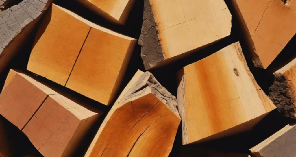 Sustainable Natural wood chunks