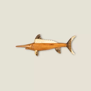Hand-Carved Wooden Needlefish