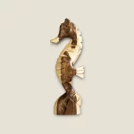 Hand-Carved Wooden Seahorse