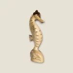 Hand-Carved Wooden Seahorse